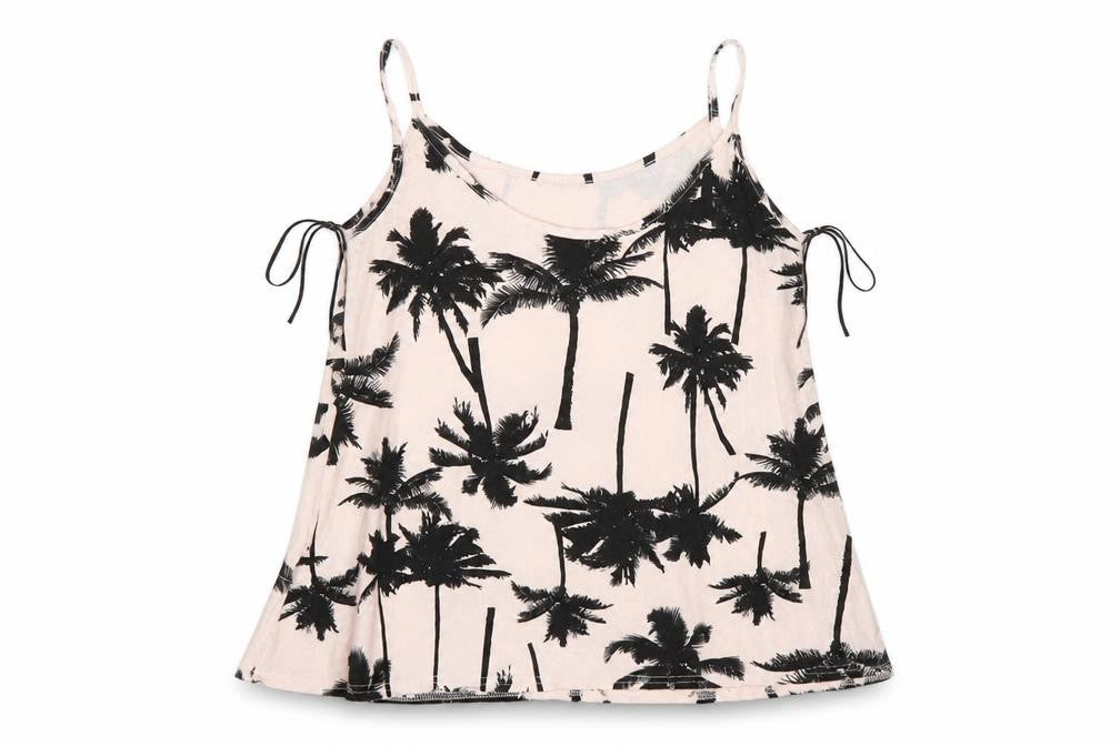 Womens UK Size L Cameo Rose Multicoloured Basic Tank