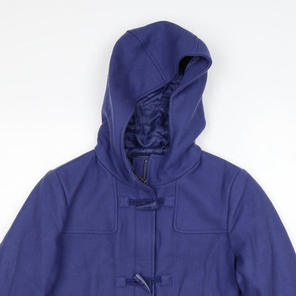 Maine  Womens Purple   Overcoat Coat Size 12