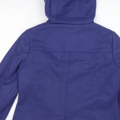 Maine  Womens Purple   Overcoat Coat Size 12