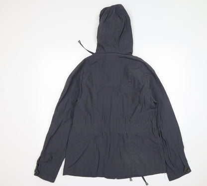Womens UK Size 12 Debenhams Grey Parka Coat