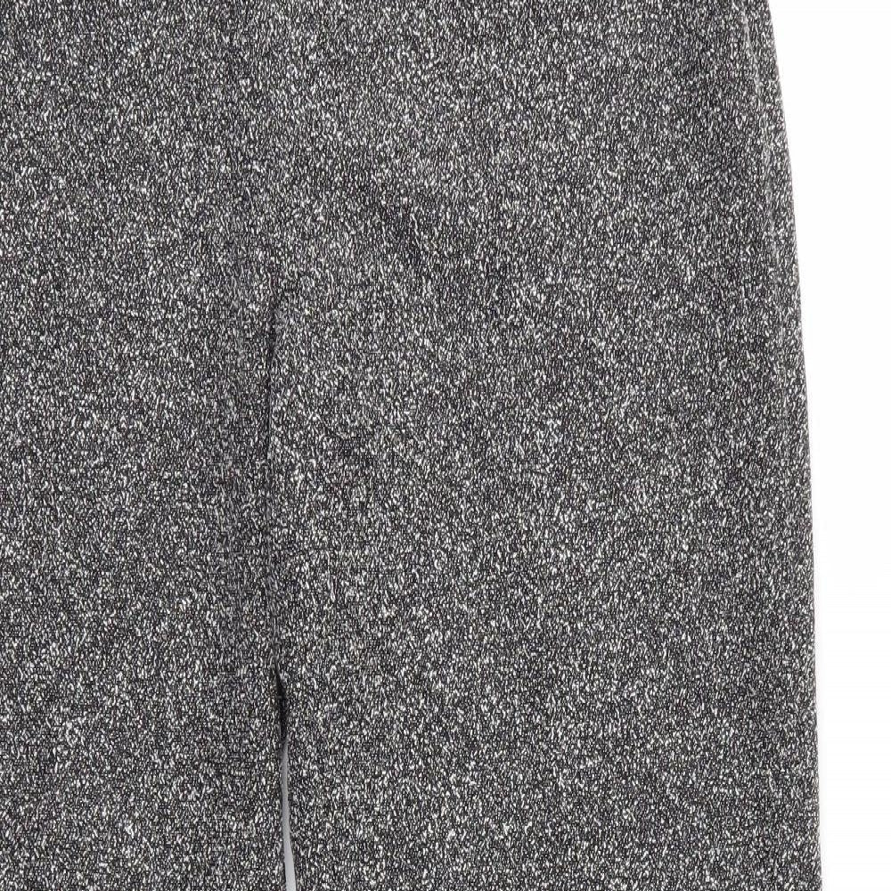 AMARANTO Womens Grey  Polyester Dress Pants Trousers Size 16 L30 in Regular