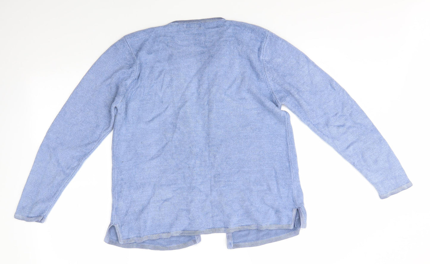Womens UK Size M Nutshell Blue Cardigan Jumper