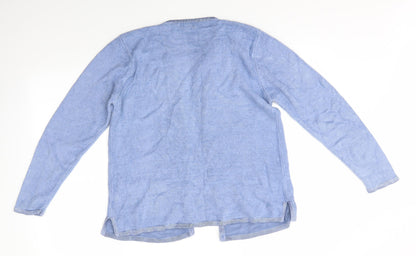 Womens UK Size M Nutshell Blue Cardigan Jumper
