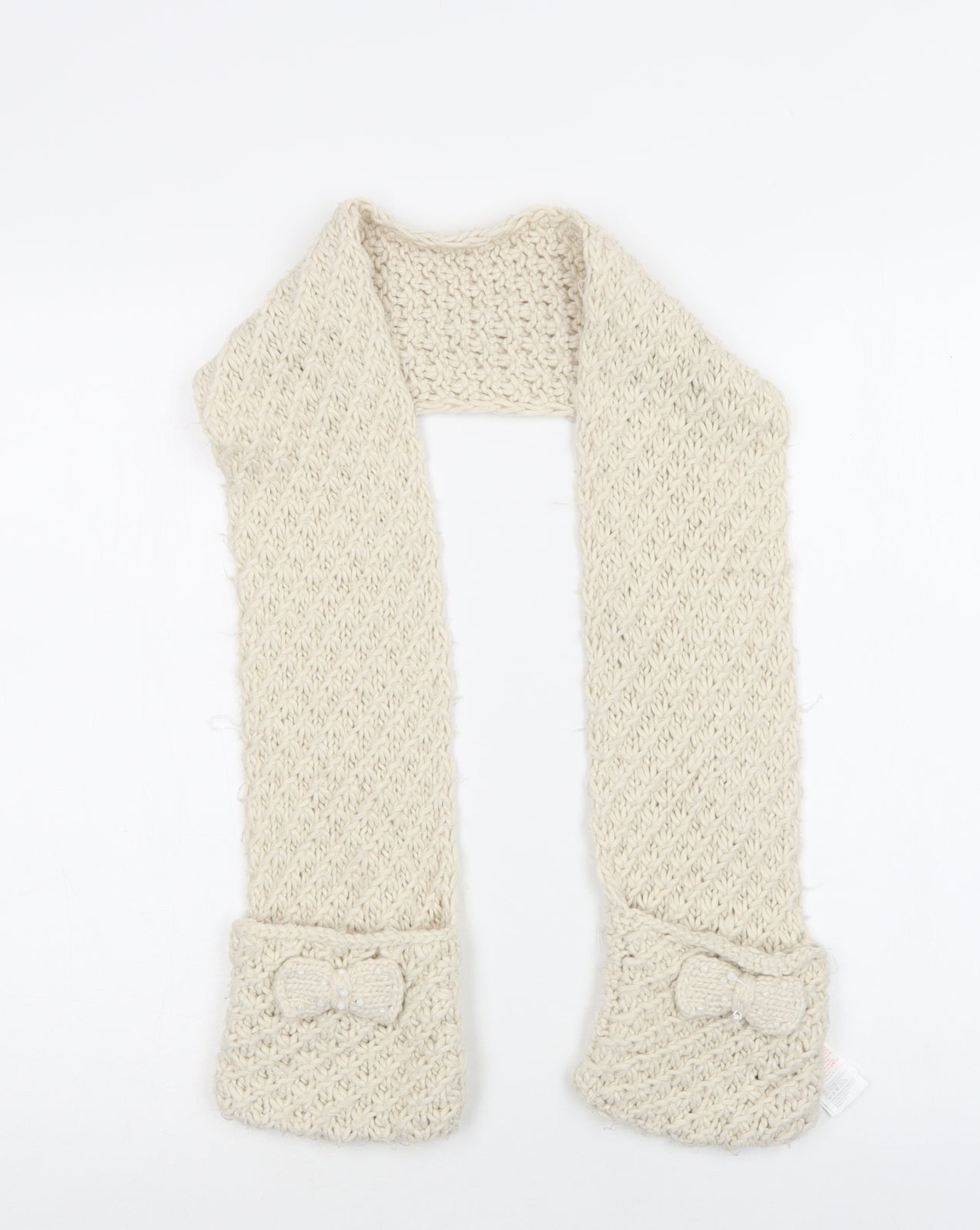 Mothercare  Ivory  Acrylic Scarf Scarves & Wraps One Size