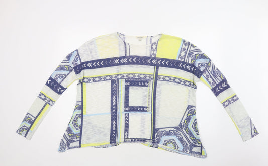 Womens UK Size 10 River Island Blue Pullover Jumper