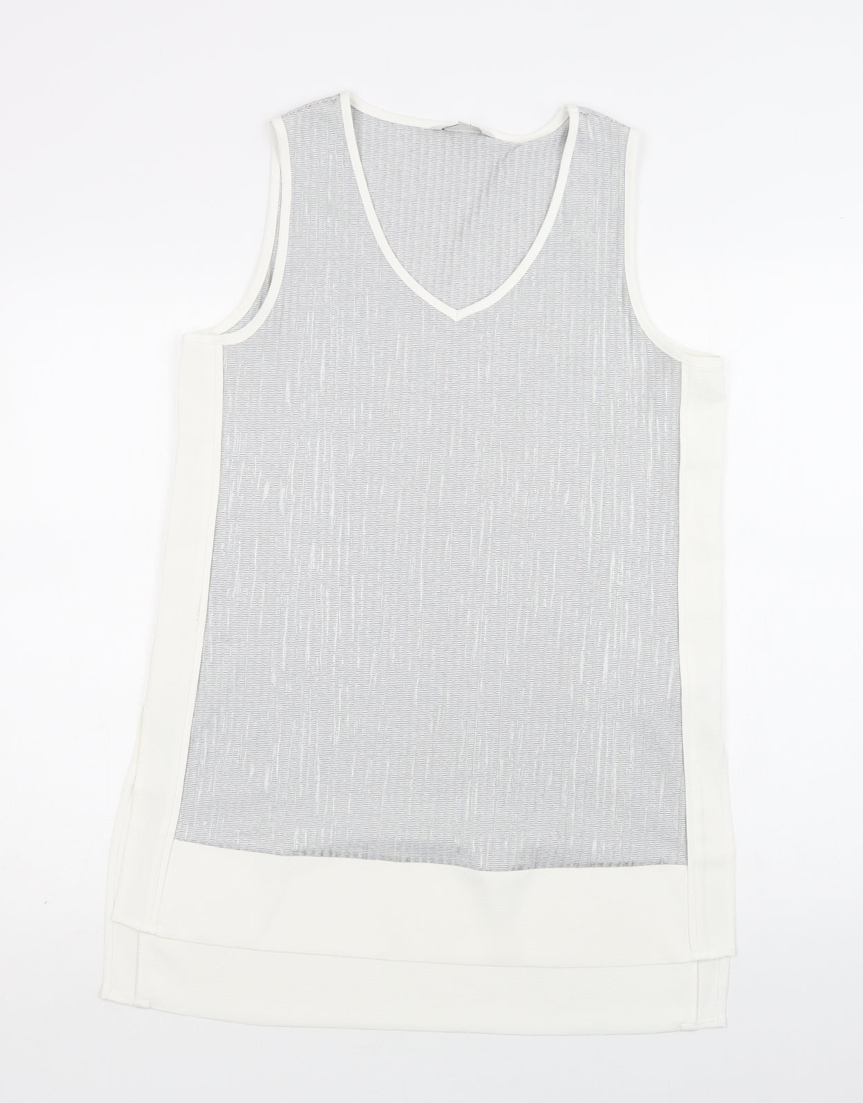 Womens UK Size 14 NEXT Grey Tunic Blouse