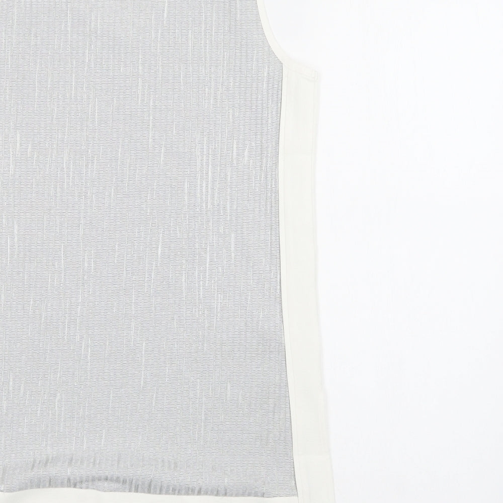 Womens UK Size 14 NEXT Grey Tunic Blouse