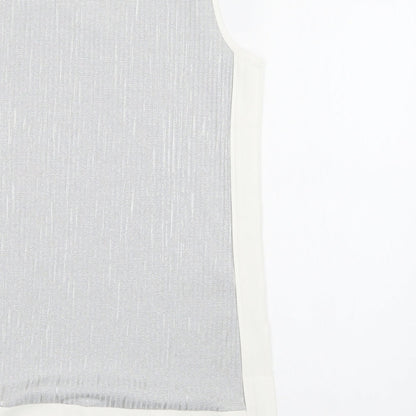 Womens UK Size 14 NEXT Grey Tunic Blouse