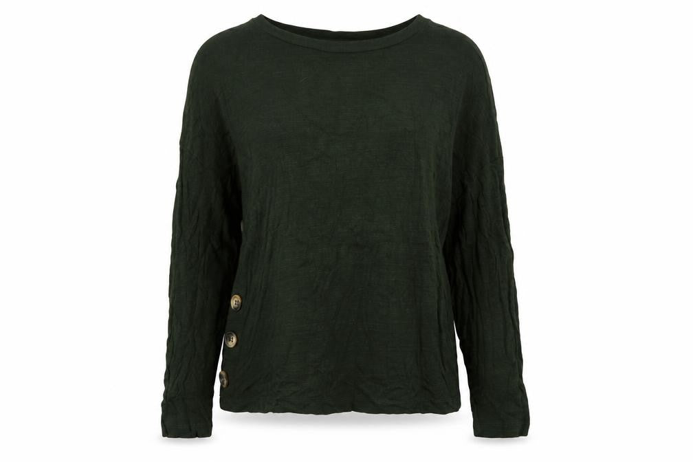 Womens UK Size S Stradivarius Green Pullover Jumper
