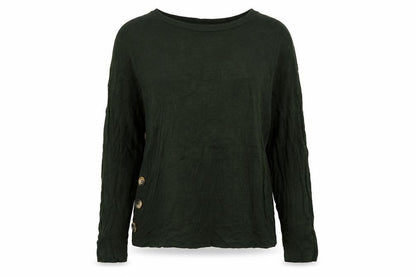 Womens UK Size S Stradivarius Green Pullover Jumper