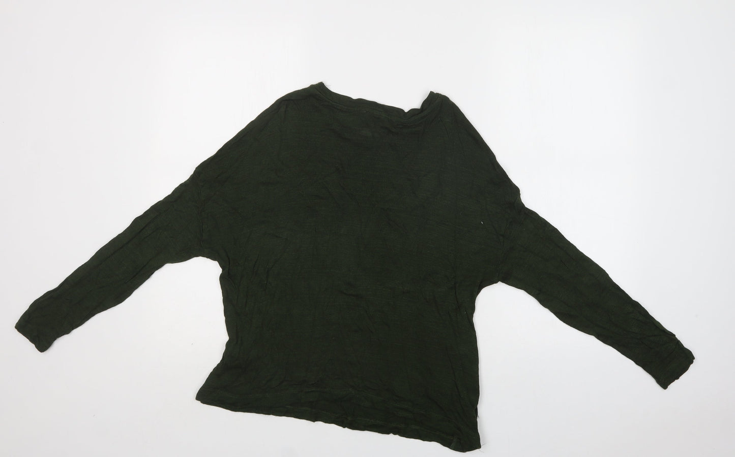 Womens UK Size S Stradivarius Green Pullover Jumper