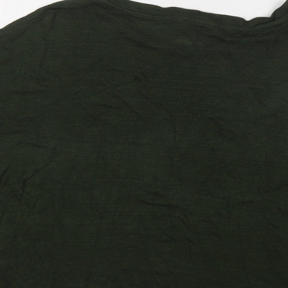 Womens UK Size S Stradivarius Green Pullover Jumper