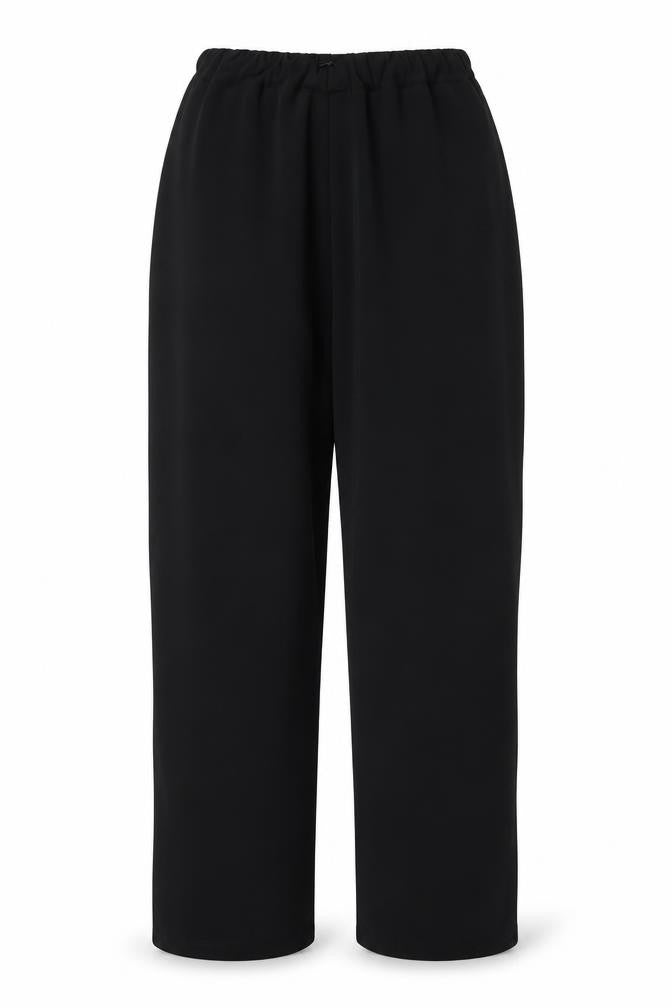 Womens UK Size L Preworn Regular Fit  Black Trousers