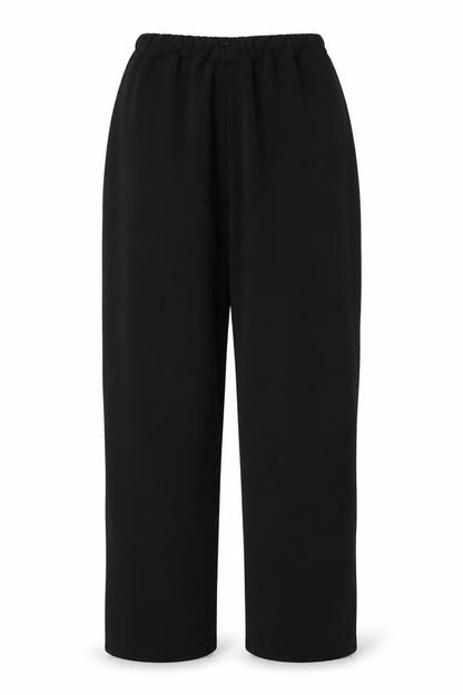 Womens UK Size L Preworn Regular Fit  Black Trousers