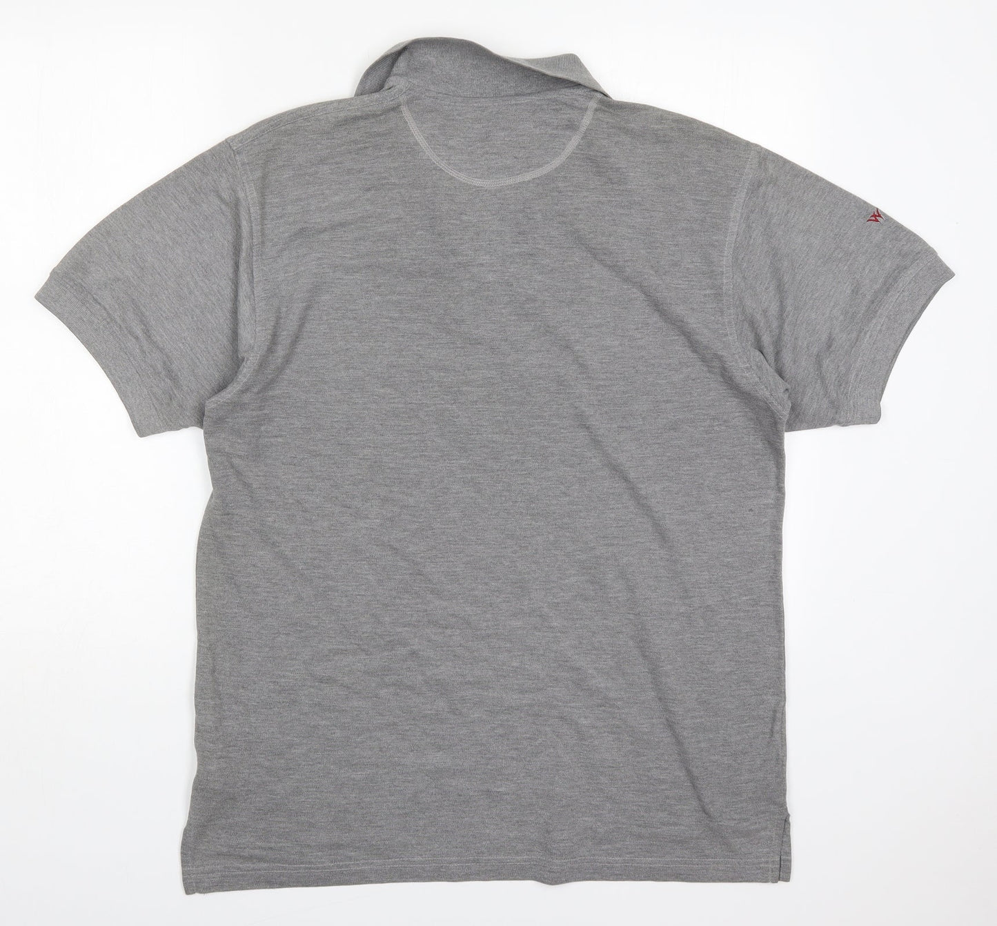 Kustom Kit Mens Grey  Polyester  Polo Size L Collared Pullover - W