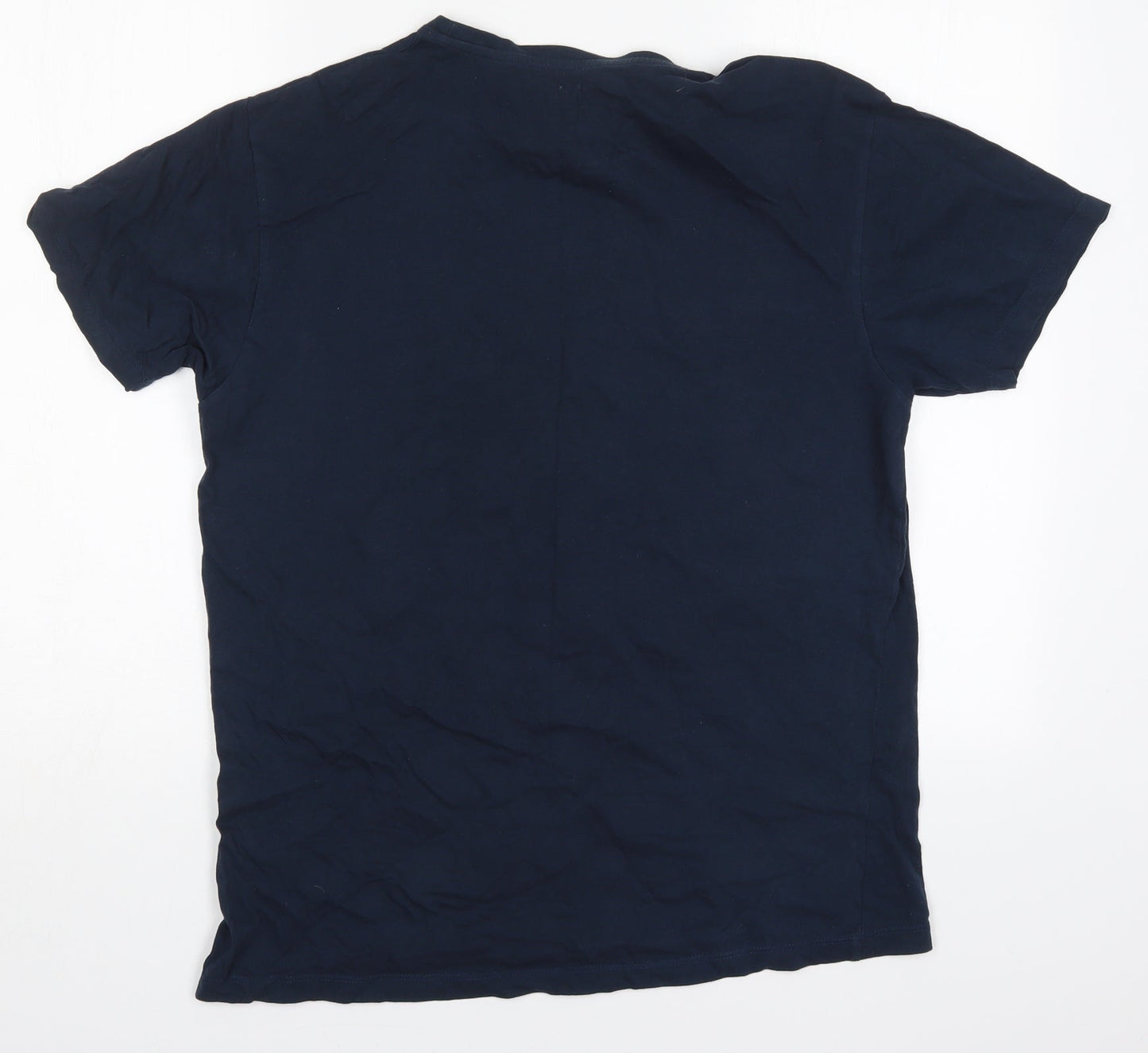 Mens UK Size M Cedar Wood State Blue  T-Shirt