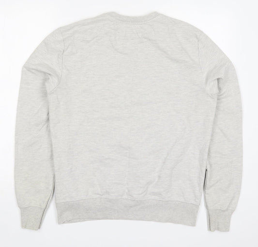 Mens UK Size L Cedar Wood State Grey Pullover Sweatshirt