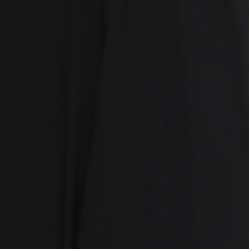Womens UK Size 12 Preworn Regular Fit  Black Trousers