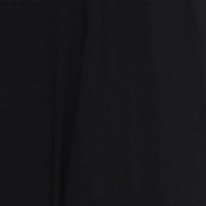 Womens UK Size 12 Preworn Regular Fit  Black Trousers