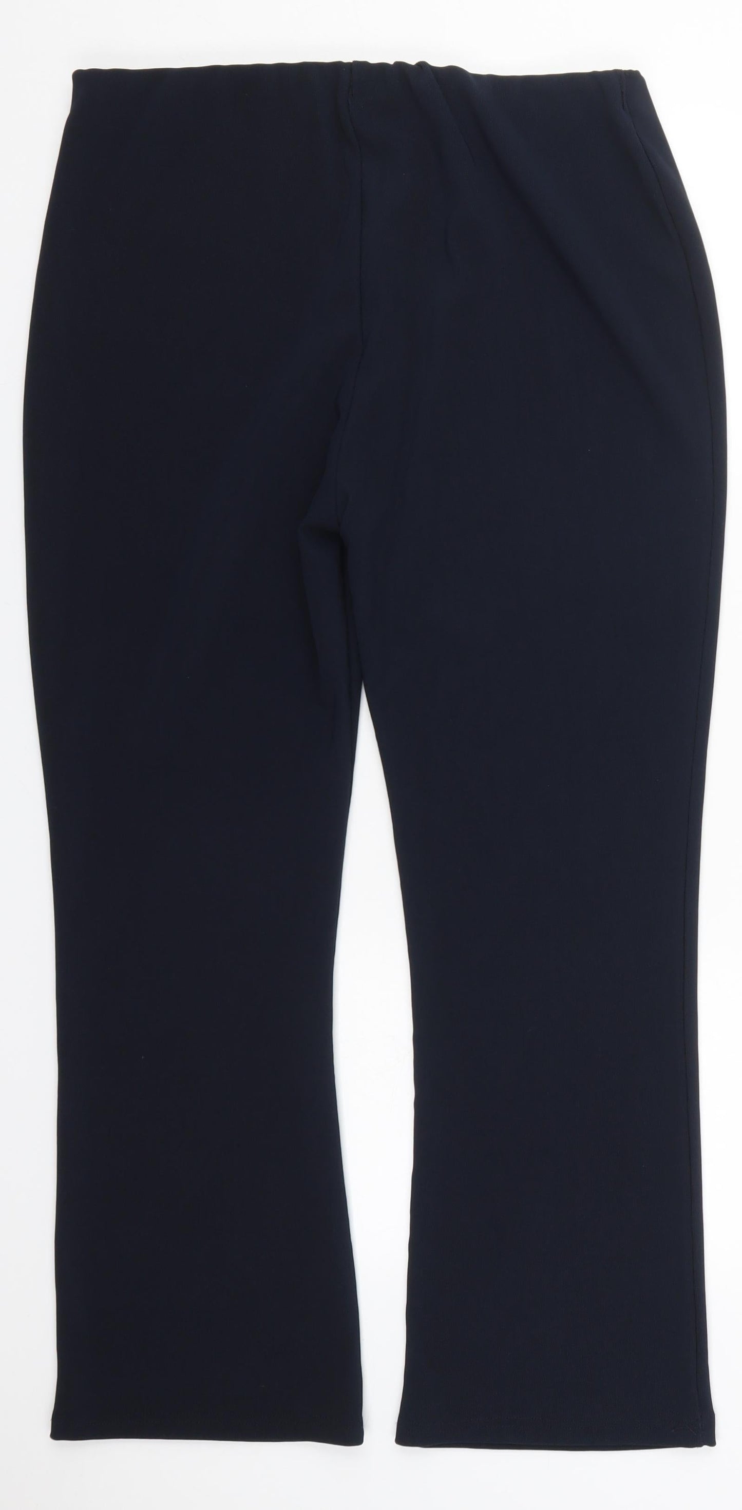 Womens UK Size 18 Preworn Regular Fit  Blue Trousers