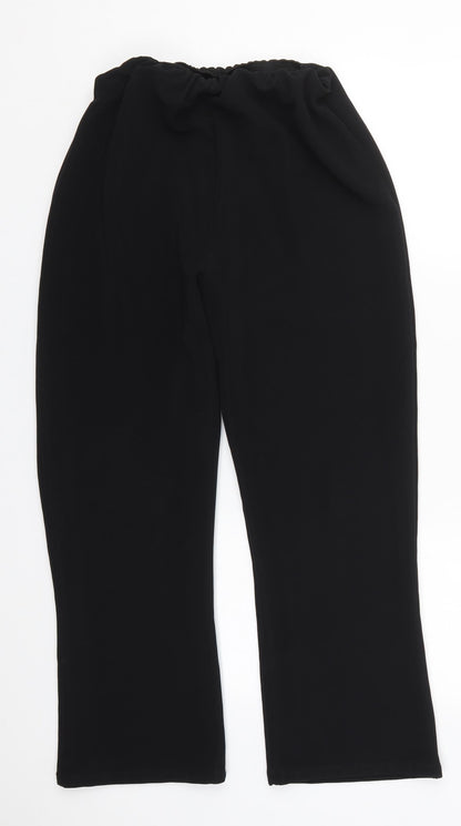 Womens UK Size 30 in Preworn Regular Fit  Black Trousers