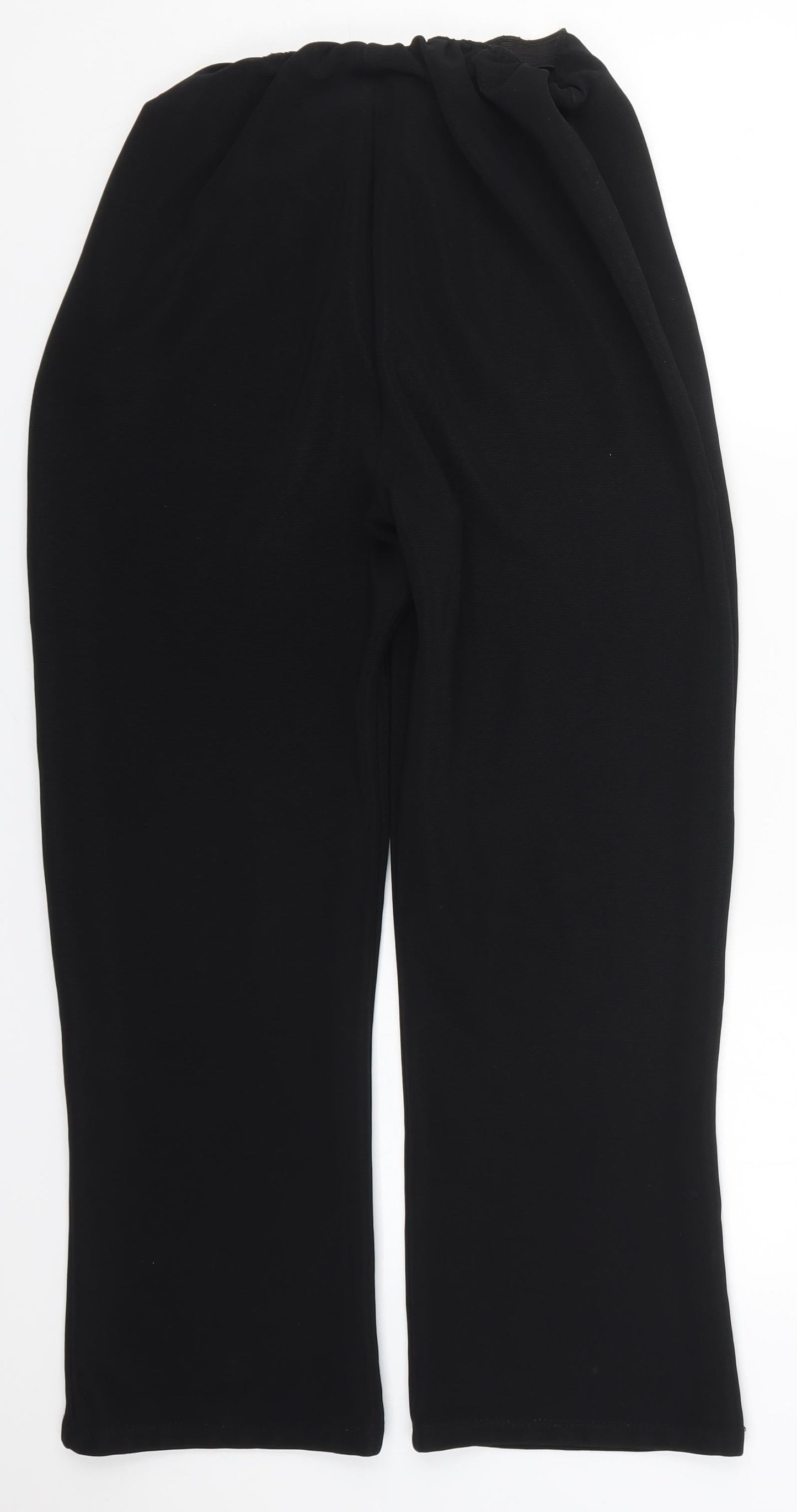 Womens UK Size 30 in Preworn Regular Fit  Black Trousers