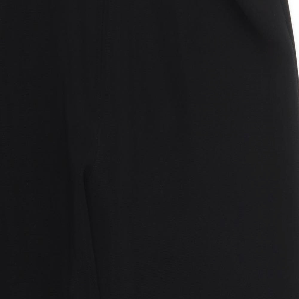 Womens UK Size 30 in Preworn Regular Fit  Black Trousers
