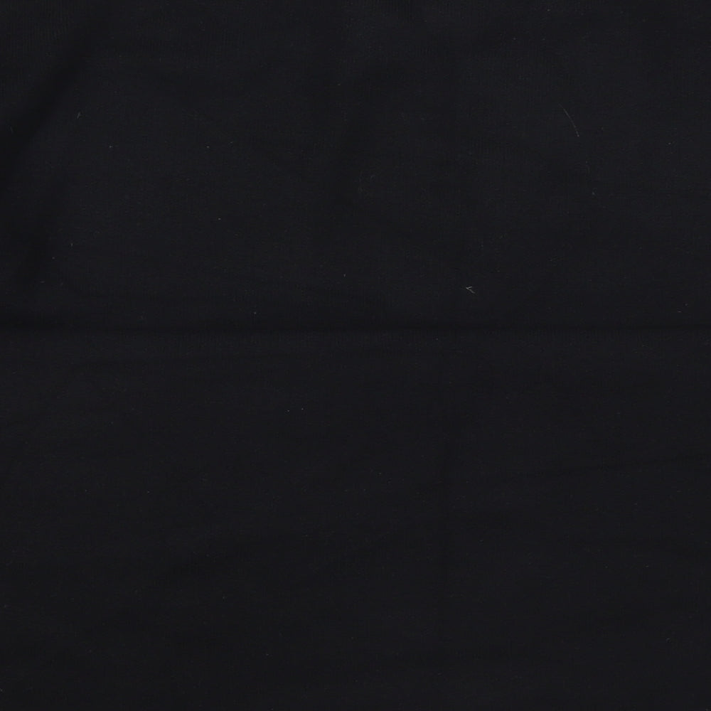 TU Womens Black Round Neck  Viscose Pullover Jumper Size 14