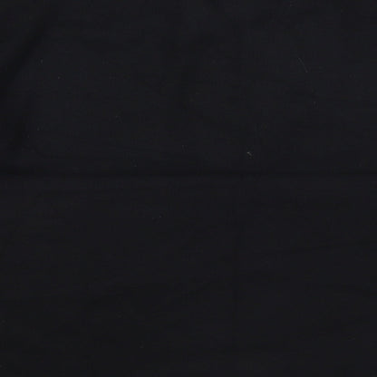 TU Womens Black Round Neck  Viscose Pullover Jumper Size 14