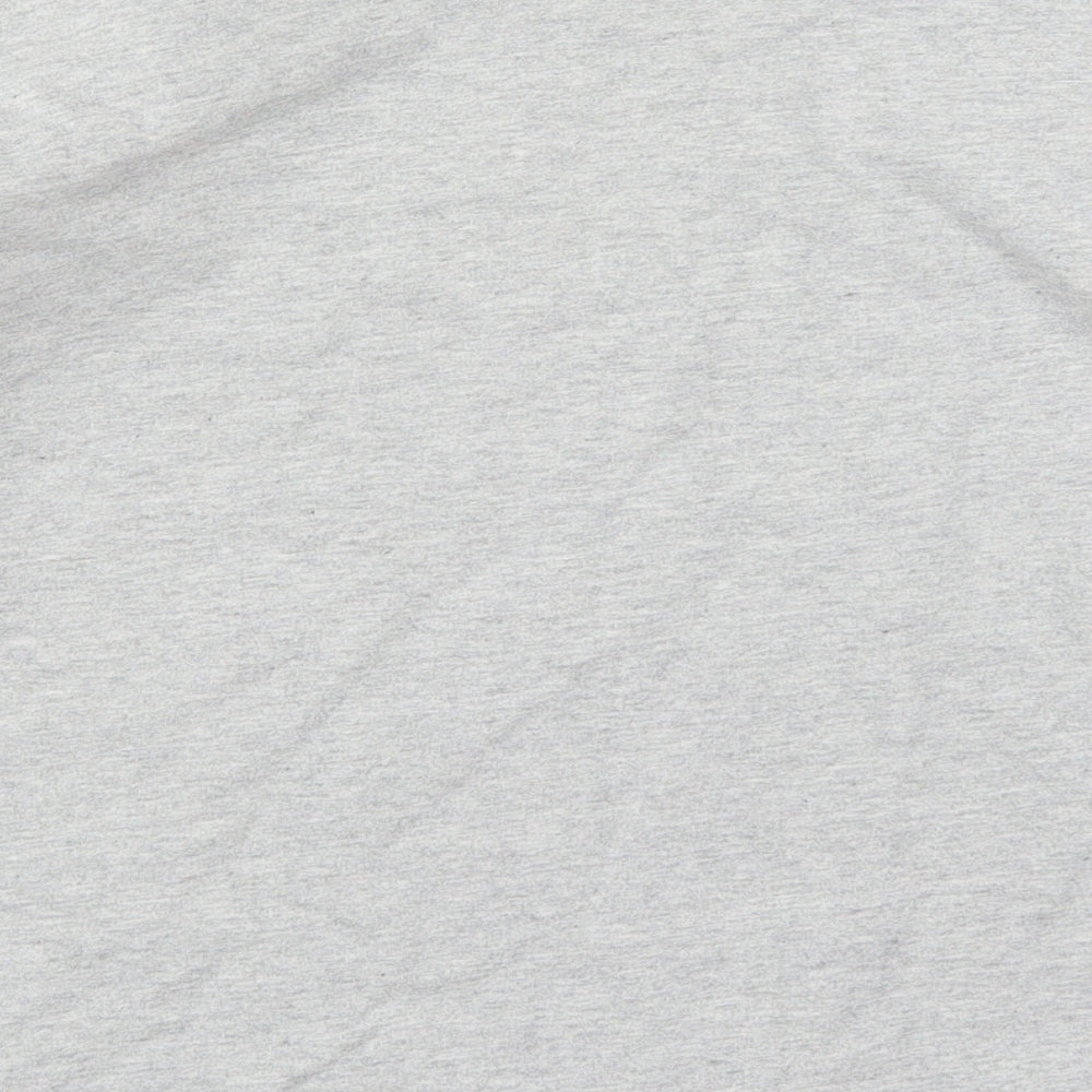 Topshop Womens Grey  Cotton Pullover Sweatshirt Size 8  Pullover