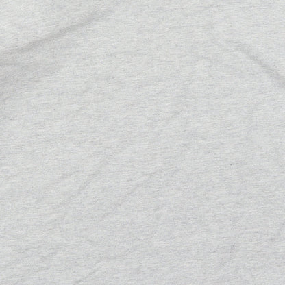 Topshop Womens Grey  Cotton Pullover Sweatshirt Size 8  Pullover