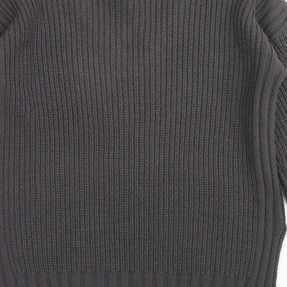 Womens UK Size M Papaya Grey Pullover Jumper