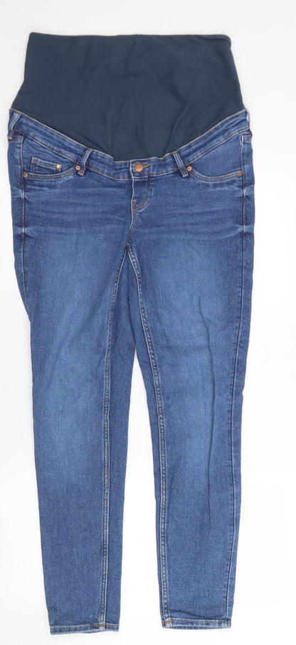 &Denim Womens Blue  Cotton Skinny Jeans Size 36 in L28 in Regular