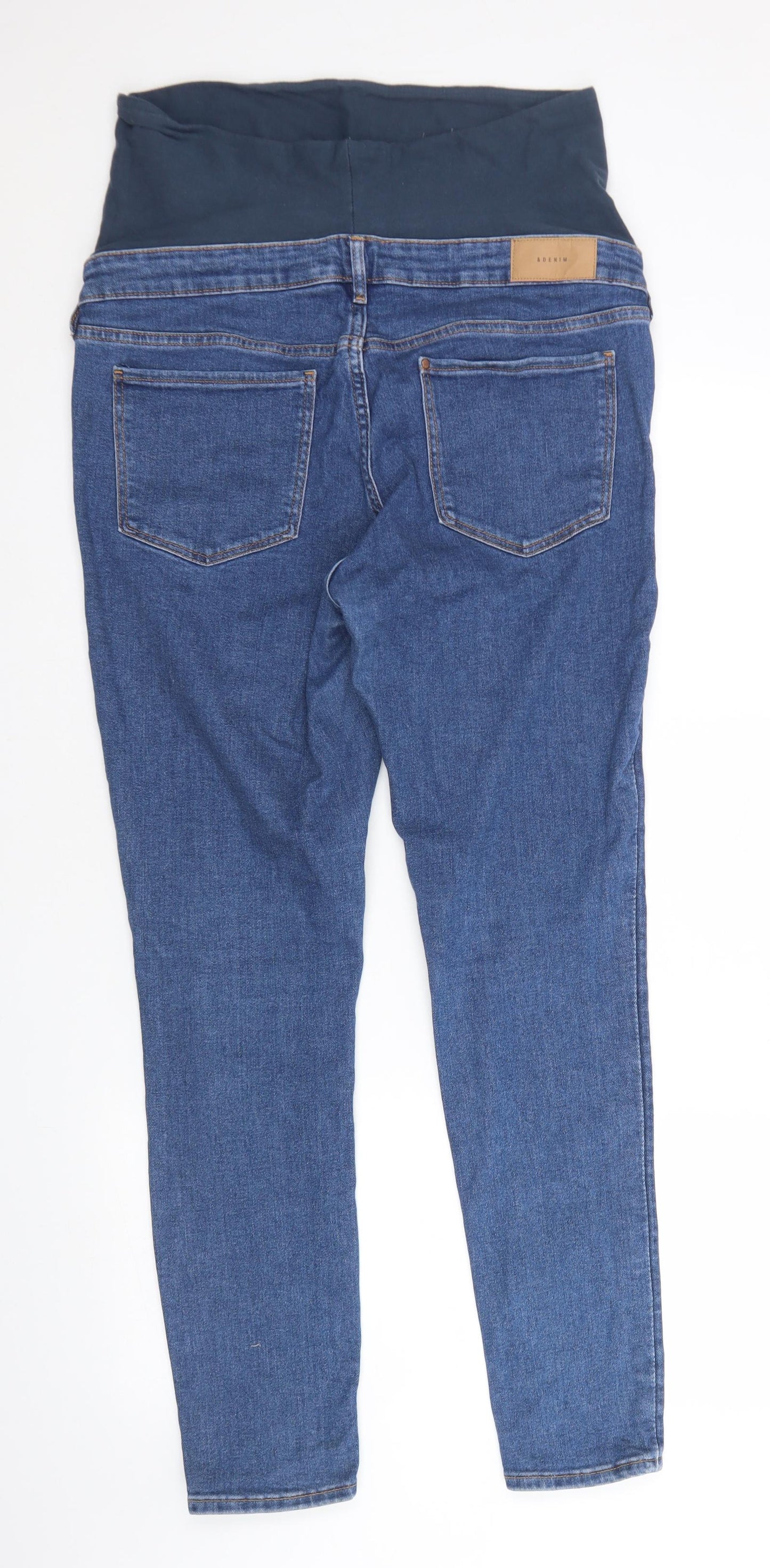 &Denim Womens Blue  Cotton Skinny Jeans Size 36 in L28 in Regular