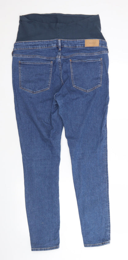 &Denim Womens Blue  Cotton Skinny Jeans Size 36 in L28 in Regular