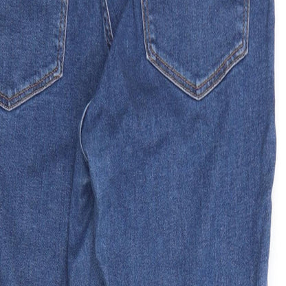 &Denim Womens Blue  Cotton Skinny Jeans Size 36 in L28 in Regular