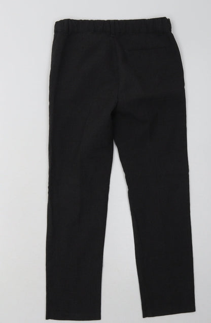 F&F Boys Grey  Polyester Capri Trousers Size 8-9 Years  Regular Hook & Eye - School Wear