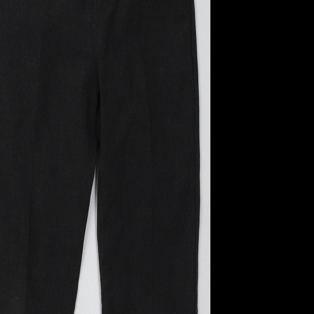 F&F Boys Grey  Polyester Capri Trousers Size 8-9 Years  Regular Hook & Eye - School Wear
