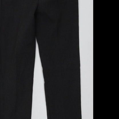 F&F Boys Grey  Polyester Capri Trousers Size 8-9 Years  Regular Hook & Eye - School Wear