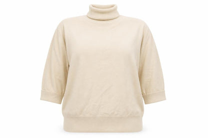 Berkertex Womens Beige  Cotton Pullover Sweatshirt Size 14  Pullover