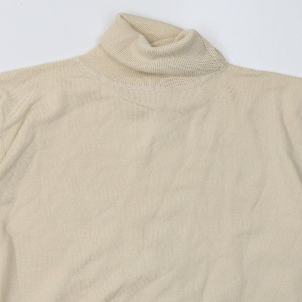 Berkertex Womens Beige  Cotton Pullover Sweatshirt Size 14  Pullover