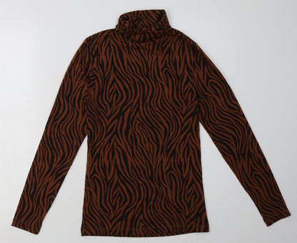 Womens UK Size 12 Marks and Spencer Brown Pullover Sweatshirt