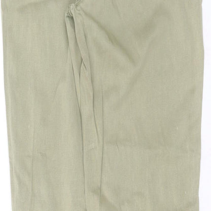 Womens UK Size 30 in Preworn Extra-Slim Fit Skinny Green Jeans