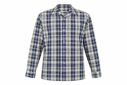 Mens UK Size M Island Republic Blue  Button-Up Long Sleeve Casual Shirt