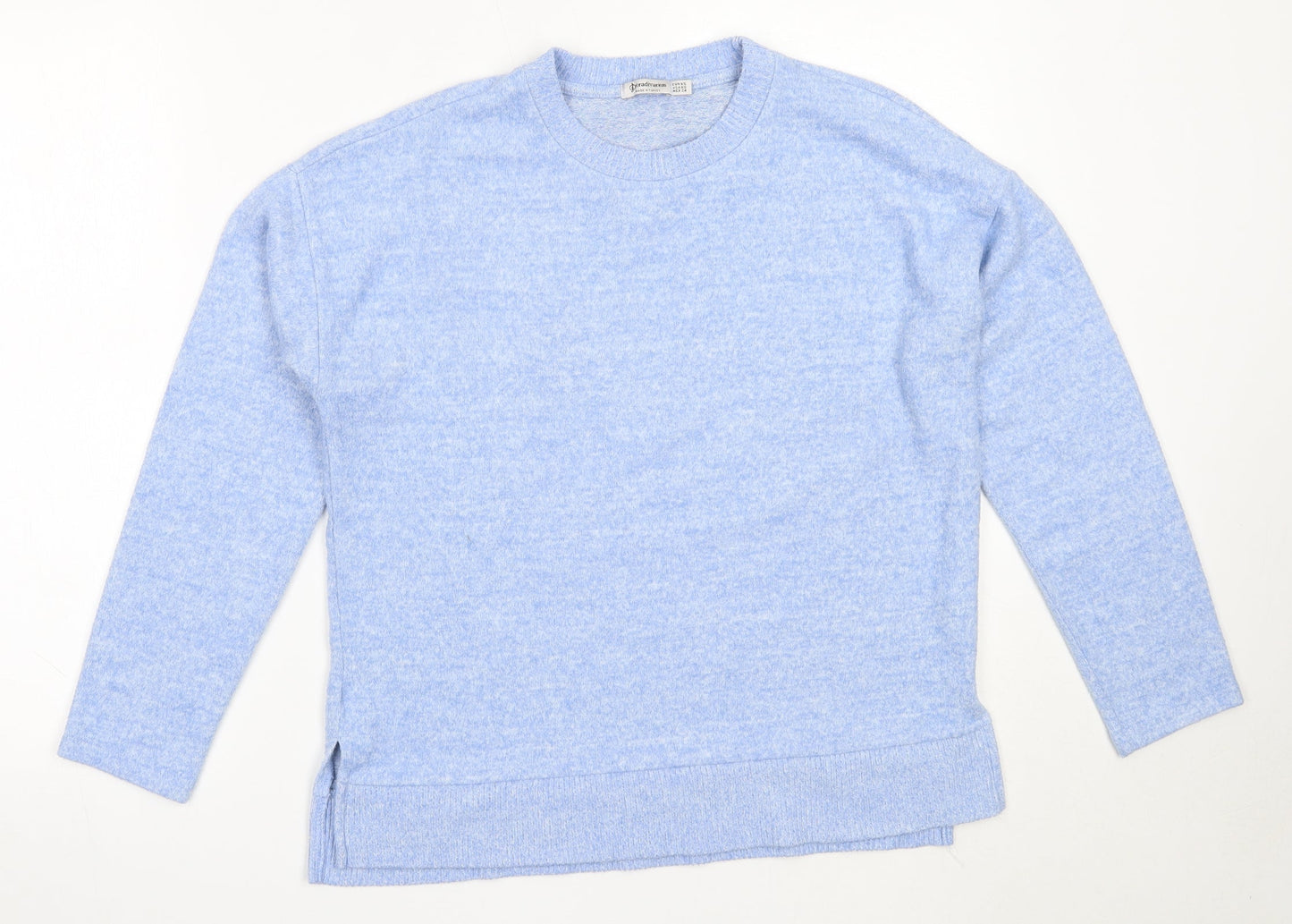 Womens UK Size XS Stradivarius Blue Pullover Jumper