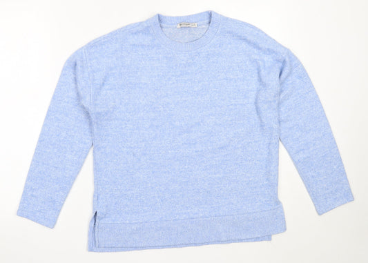 Womens UK Size XS Stradivarius Blue Pullover Jumper