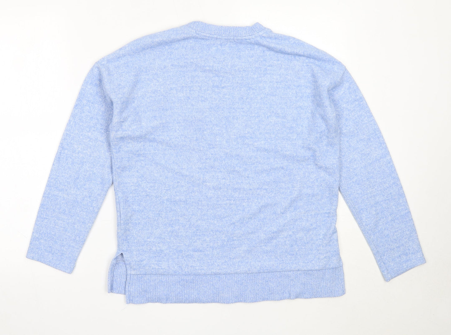 Womens UK Size XS Stradivarius Blue Pullover Jumper