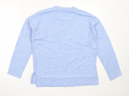 Womens UK Size XS Stradivarius Blue Pullover Jumper