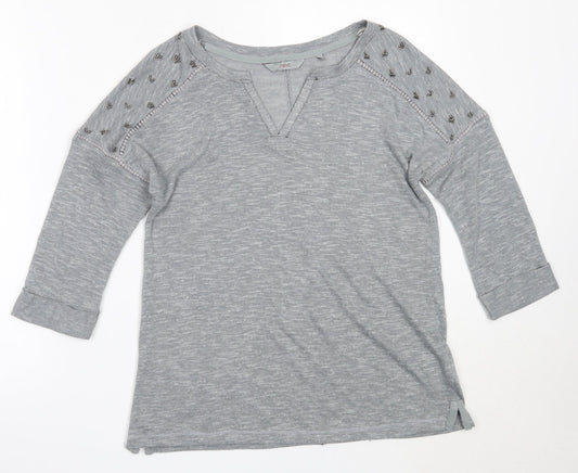 Womens UK Size 12 NEXT Grey Pullover Jumper