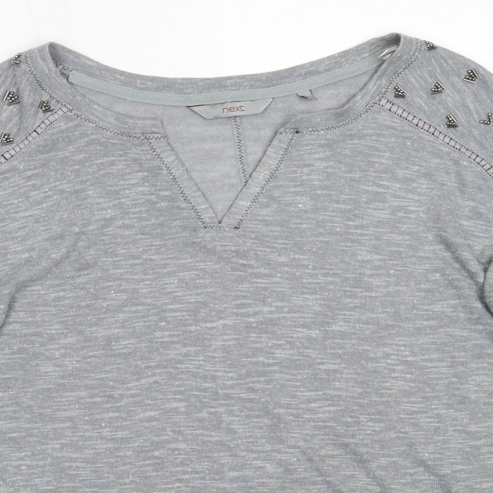 Womens UK Size 12 NEXT Grey Pullover Jumper